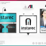 Instarec Company 2017 Logo Design